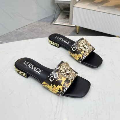 VERSACE flat slide sandals - Image 2