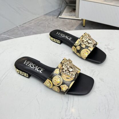 VERSACE flat slide sandals - Image 2