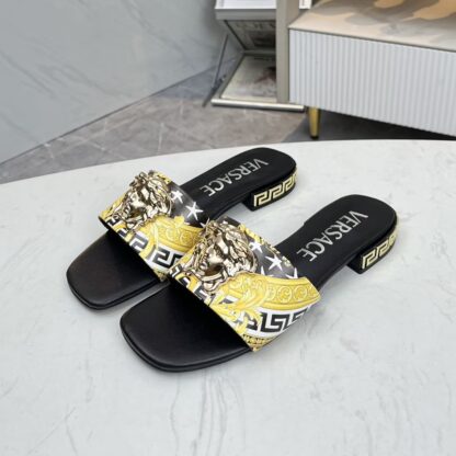VERSACE flat slide sandals - Image 2