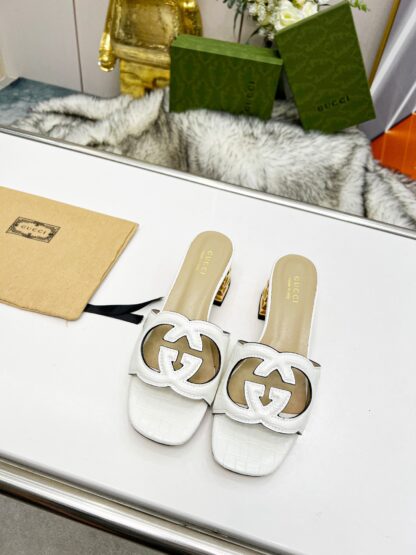 Gucci mid-heel slippers - Image 3