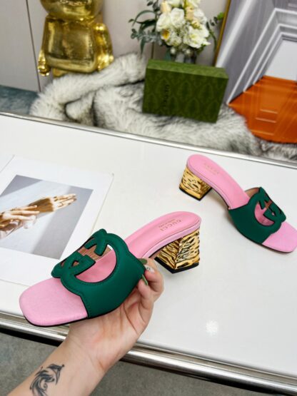Gucci mid-heel slippers - Image 3