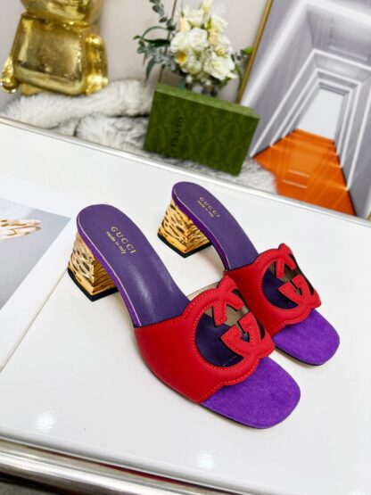 Gucci mid-heel slippers - Image 3
