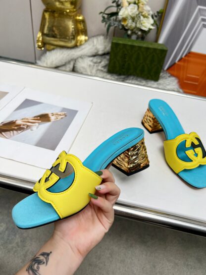 Gucci mid-heel slippers - Image 3
