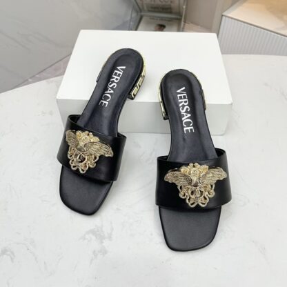 VERSACE flat slide sandals - Image 2