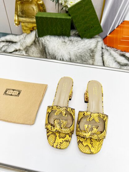Gucci mid-heel slippers - Image 3