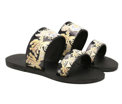 VERSACE flat printed sandals - Image 2
