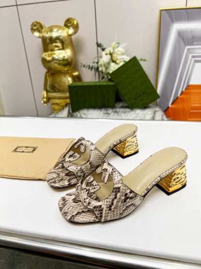 Gucci mid-heel slippers - Image 3