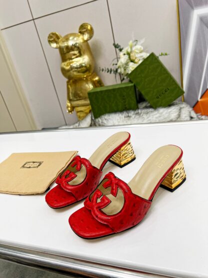 Gucci mid-heel slippers - Image 3
