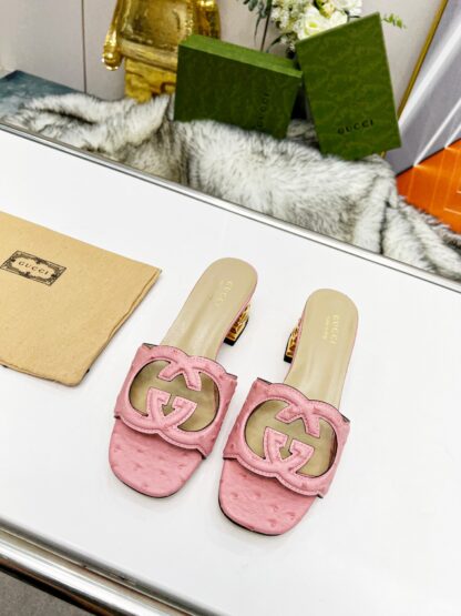 Gucci mid-heel slippers - Image 3