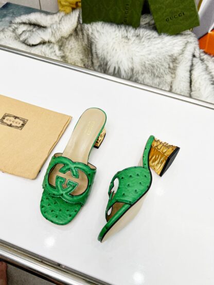 Gucci mid-heel slippers - Image 3