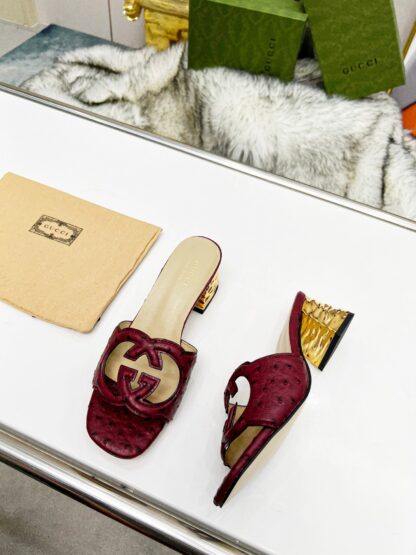 Gucci mid-heel slippers - Image 3