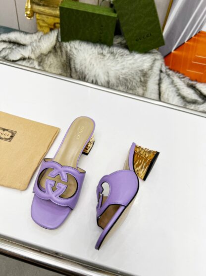 Gucci mid-heel slippers - Image 3
