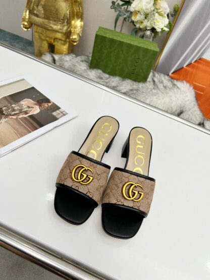 Gucci mid-heel slippers - Image 3