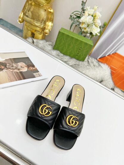 Gucci mid-heel slippers - Image 3