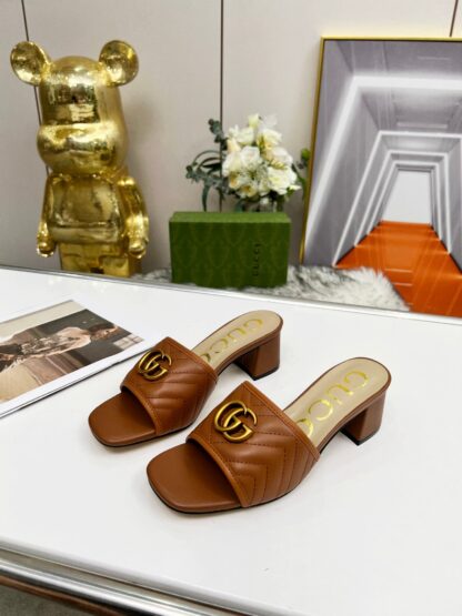 Gucci mid-heel slippers - Image 2