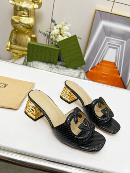 Gucci mid-heel slippers - Image 3