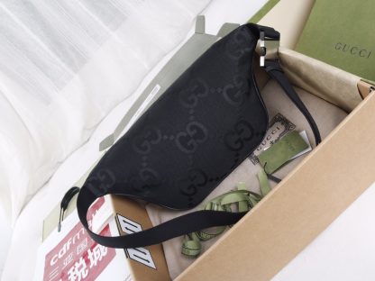 Gucci all-black design classic crossbody bag - Image 2