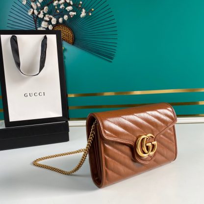 Gucci fashion chain bag with double G buckle handbag - Image 2
