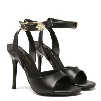 VERSACE exquisite pin buckle high-heeled sandals