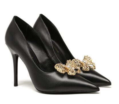 VERSACE exquisite bow high heels