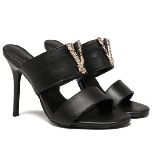 VERSACE Fashion V Buckle High Heels