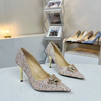 VERSACE stylish classic new style women's high heels