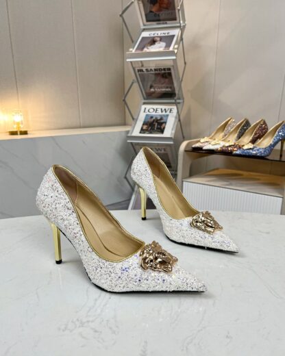 VERSACE stylish classic new style women's high heels