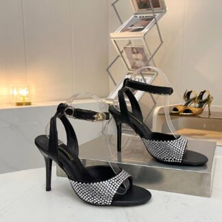 VERSACE Fashion Rhinestone Sandals High Heels