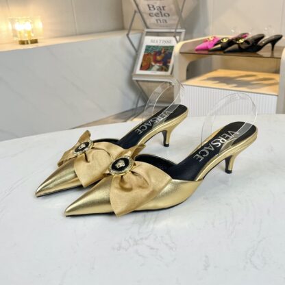 VERSACE new bow exquisite sandals high heels - Image 2