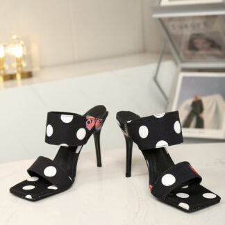 VERSACE New Open Toe High Heel Mules