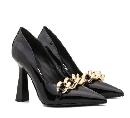 VERSACE Noble and Elegant Temperament Chain High Heels