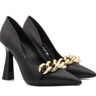 VERSACE Noble and Elegant Temperament Chain High Heels