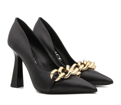 VERSACE Noble and Elegant Temperament Chain High Heels