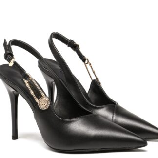 VERSACE high-end elegant pin buckle high heels