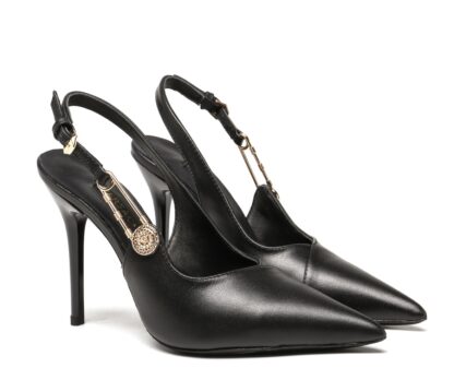 VERSACE high-end elegant pin buckle high heels