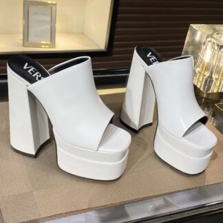 VERSACE stylish super high heel sandals high heels
