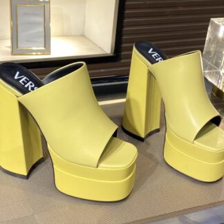 VERSACE stylish super high heel sandals high heels