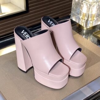 VERSACE stylish super high heel sandals high heels