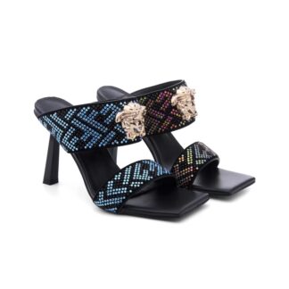VERSACE Fashionable Versatile Hot Diamond Sandals High Heels