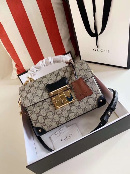 Gucci new Padlock series GG small bamboo silk print shoulder bag - Image 2