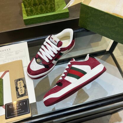 Gucci retro distressed elements, washed retro logo casual shoes on the tongue - Image 3