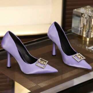 VERSACE silk elegant high heels