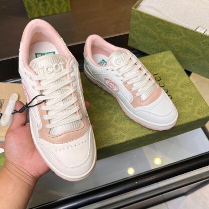 Gucci Early Spring Latest Hot 80 Couples Casual Retro Distressed White Shoes - Image 3