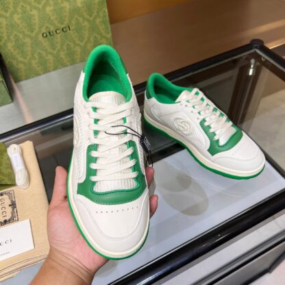 Gucci Early Spring Latest Hot 80 Couples Casual Retro Distressed White Shoes - Image 3