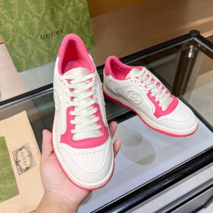 Gucci Early Spring Latest Hot 80 Couples Casual Retro Distressed White Shoes - Image 3