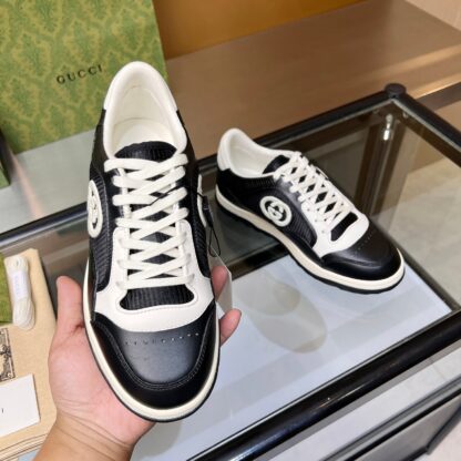 Gucci Early Spring Latest Hot 80 Couples Casual Retro Distressed White Shoes - Image 3