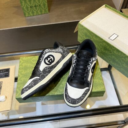 Gucci Early Spring Latest Hot 80 Couples Casual Retro Distressed White Shoes - Image 2
