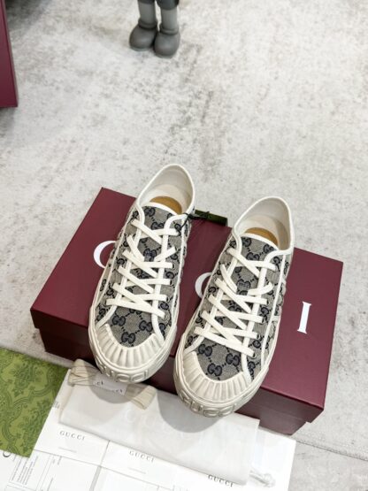 Gucci Lido series distressed casual shoes - Image 3