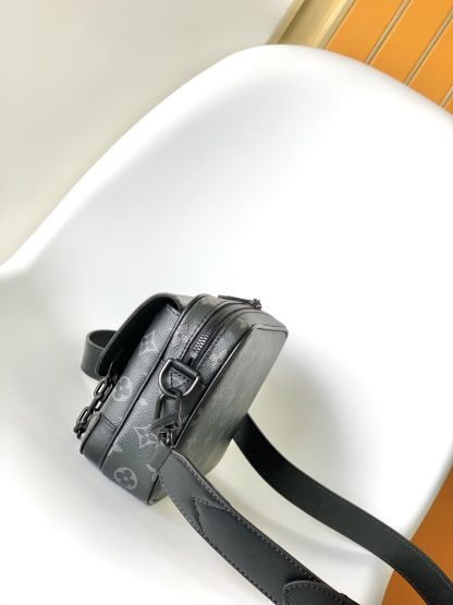 Louis Vuitton M46795 Black Flower Steamer Messenger Bag - Image 2