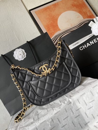 Chanel 24s hobo simple and elegant handbag - Image 2